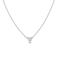 Load image into Gallery viewer, Trillion Cut Diamond Necklace
