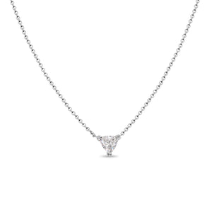 Trillion Cut Diamond Necklace